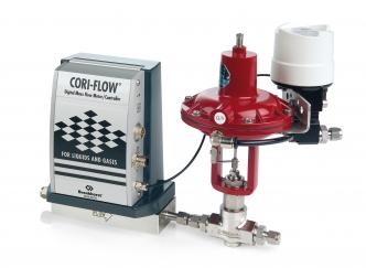 Промышленный кориолисовый массовый расходомер-регулятор расхода CORI-FLOW М55 с клапаном Badger RC200