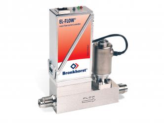 Лабораторный термомассовый расходомер-регулятор расхода газа с металлическими уплотнениями EL-FLOW Metal-Sealed F-201CM с цифровой шиной Flowbus
