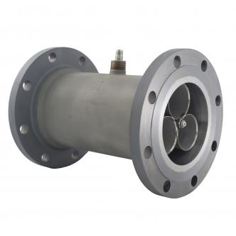 Промышленный турбинный расходомер жидкости серии НО, HO6x6, ДУ150, фланцевое подключение