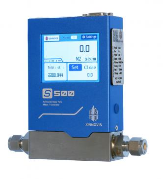 Лабораторный термомассовый регулятор расхода газа S500 со встроенной системой индикации и управления
