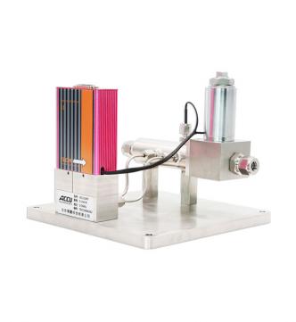 Высокотемпературный лабораторный регулятор расхода жидкости переменного перепада давления ACU10HT-MC c вынесенным блоком электроники